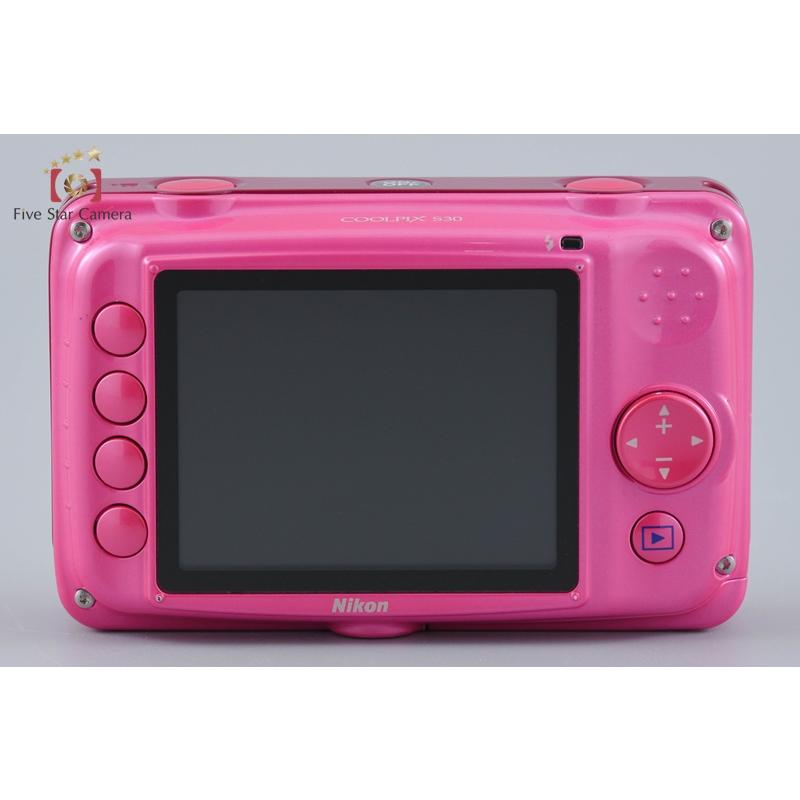ニコン（Nikon） 【中古】Nikon COOLPIX S30 ピンク コンパクト 