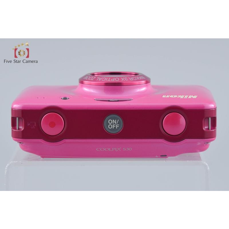 ニコン（Nikon） 【中古】Nikon COOLPIX S30 ピンク コンパクト 