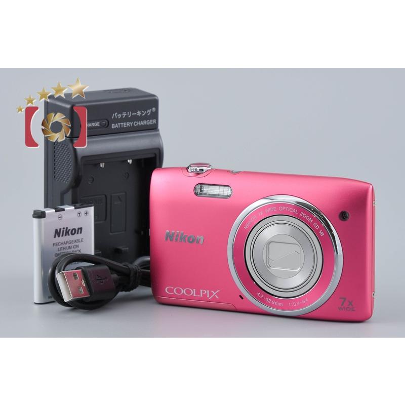 ニコン（Nikon） 【中古】Nikon COOLPIX S3500 ストロベリーピンク 