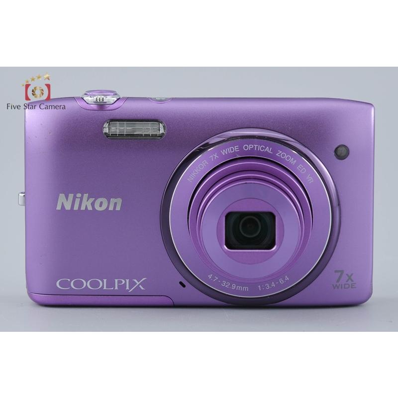 ニコン（Nikon） 【中古】Nikon COOLPIX S3500 オーキッドパープル