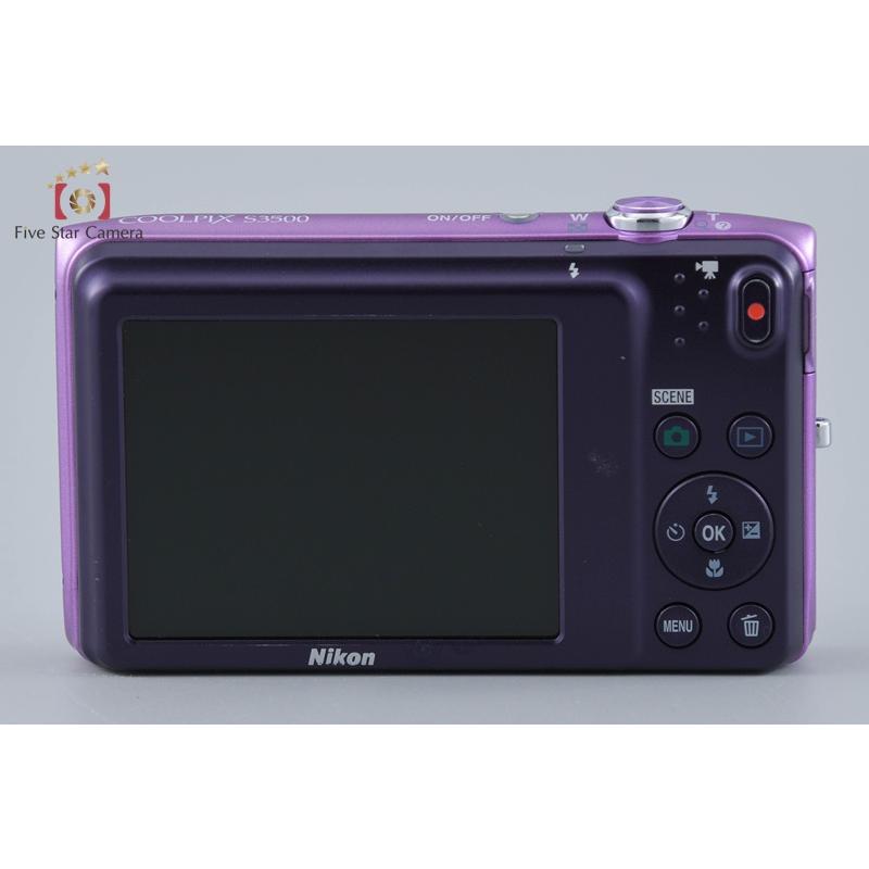 ニコン（Nikon） 【中古】Nikon COOLPIX S3500 オーキッドパープル