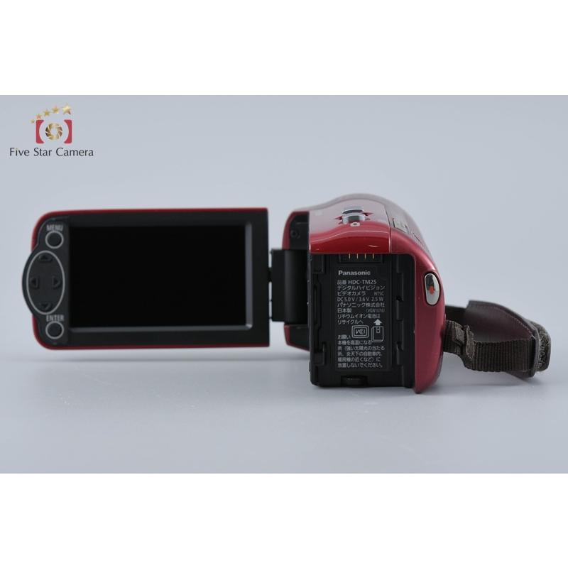 Panasonic（パナソニック） 【中古】Panasonic HDC-TM25 レッド ビデオ
