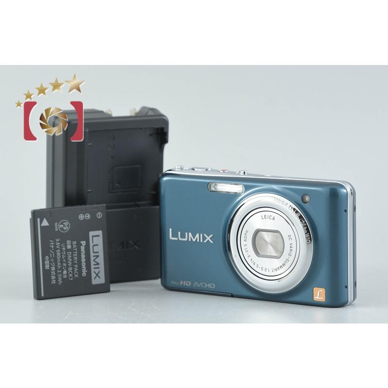 LUMIX コンパクトデジタルカメラ　FX 77 ブルー Panasonic（パナソニック） 【中古】Panasonic LUMIX DMC-FX77