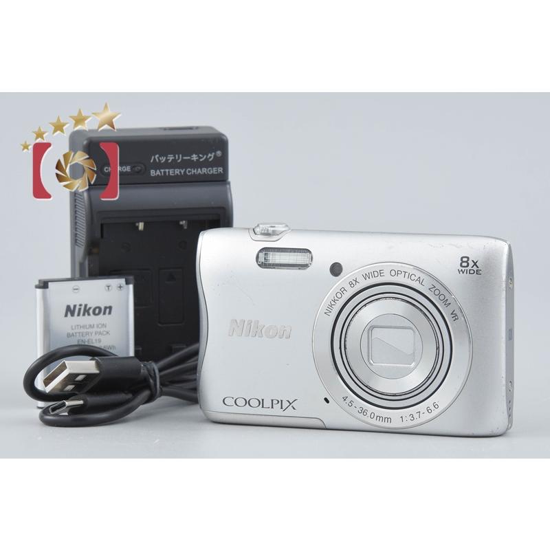 ニコン（Nikon） 【中古】Nikon COOLPIX S3700 シルバー コンパクト 