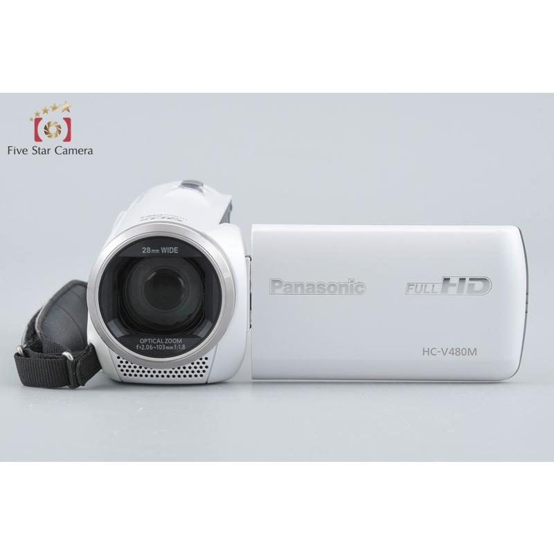 【値下げ】Panasonic HC-V480M5 ホワイト ビデオカメラ Panasonic（パナソニック） 【中古】Panasonic HC-V480M ホワイト