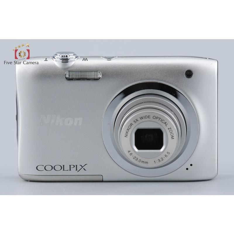 未使用 Nikon ニコン COOLPIX A100 シルバー デジタルカメラ ニコン（Nikon） 【中古】Nikon COOLPIX A100 シルバー コンパクト