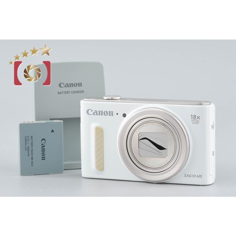 Canon キャノンパワーショット SX610HSコンパクトデジカメ中古 キヤノン（Canon） 【中古】Canon PowerShot SX610 HS ホワイト