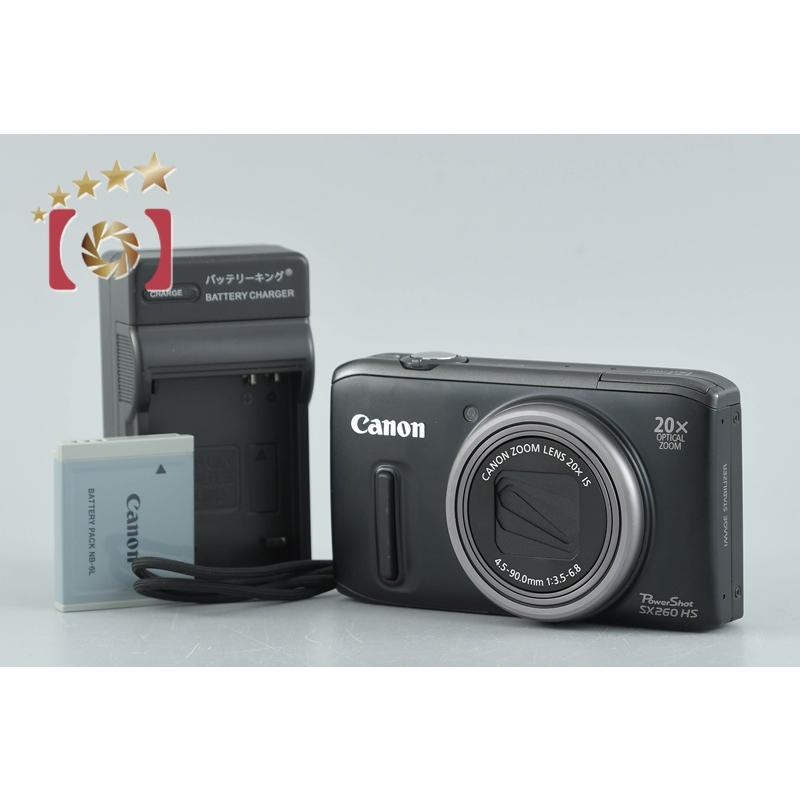 美品★ Canon PowerShot SX260 HS キャノン コンデジ 黒 キヤノン（Canon） 【中古】Canon PowerShot SX260 HS ブラック