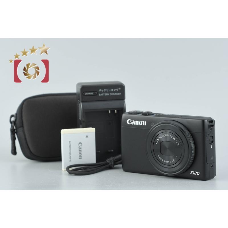 美品　Canon カメラ　PowerShot S120 PC2003 コンデジ キヤノン（Canon） 【中古】Canon PowerShot S120 ブラック コンパクト