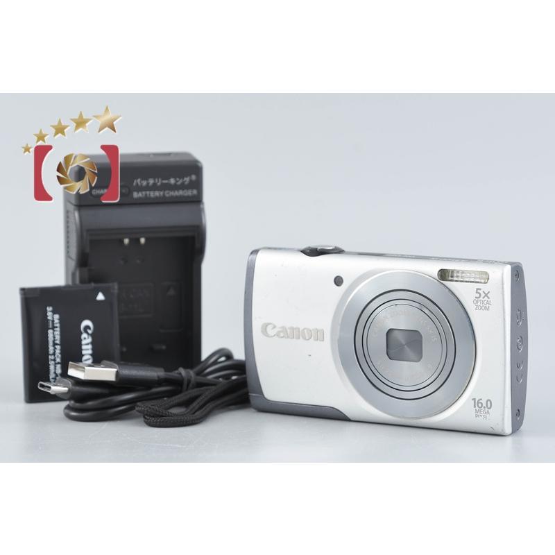 Canon PowerShot A3500 IS コンパクトデジタルカメラ　中古 キヤノン（Canon） 【中古】Canon PowerShot A3500 IS シルバー