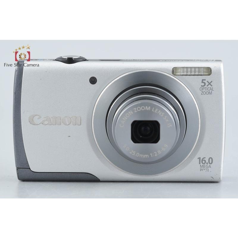 Canon PowerShot A3500 IS コンパクトデジタルカメラ　中古 キヤノン（Canon） 【中古】Canon PowerShot A3500 IS シルバー