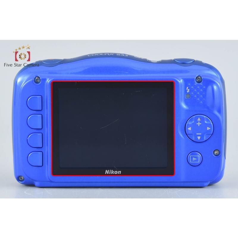 ニコン（Nikon） 【中古】Nikon COOLPIX S33 ブルー コンパクト