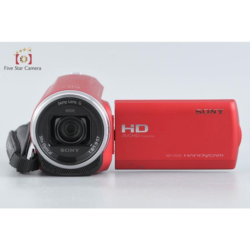 SONY（ソニー） 【中古】SONY ハンディカム HDR-CX680 レッド デジタル