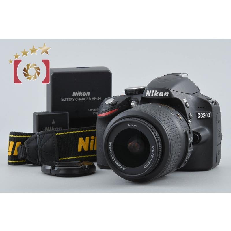 ニコン（Nikon） 【中古】Nikon D3200 18-55 VR レンズキット ブラック