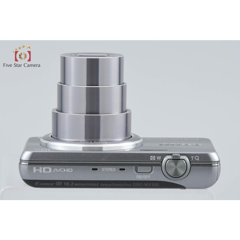SONY ソニーCyber Shot DSC-WX100コンパクトデジカメ中古 SONY（ソニー） 【中古】SONY Cyber-shot DSC-WX100 シルバー