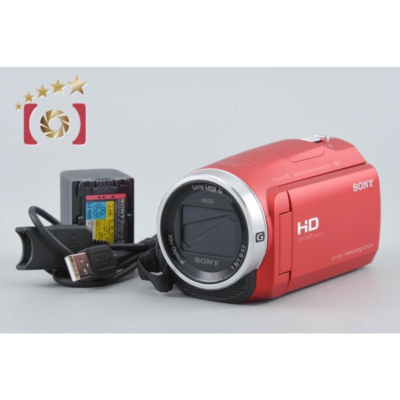 SONY HDR-CX680 レッド ビデオカメラ SONY（ソニー） 【中古】SONY ハンディカム HDR-CX680 レッド デジタル