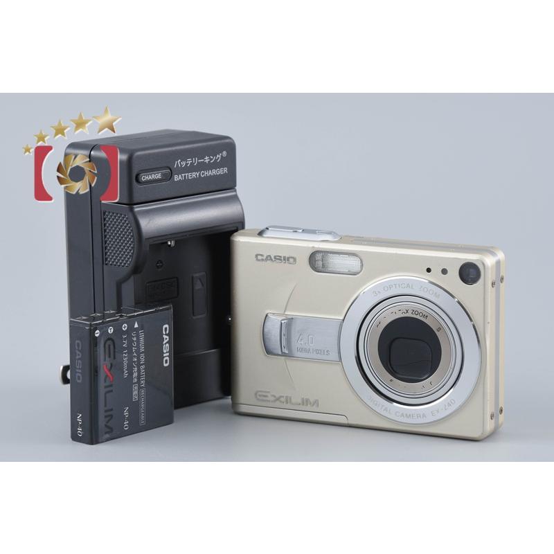 CASIO EXILIM EX-Z40 コンパクトデジタルカメラ ゴールド CASIO（カシオ） 【中古】CASIO EXILIM EX-Z40 ゴールド コンパクト