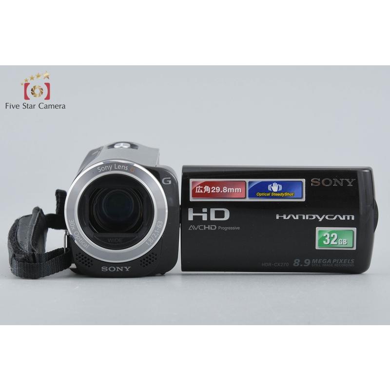 SONY（ソニー） 【中古】SONY ハンディカム HDR-CX270V クリスタル