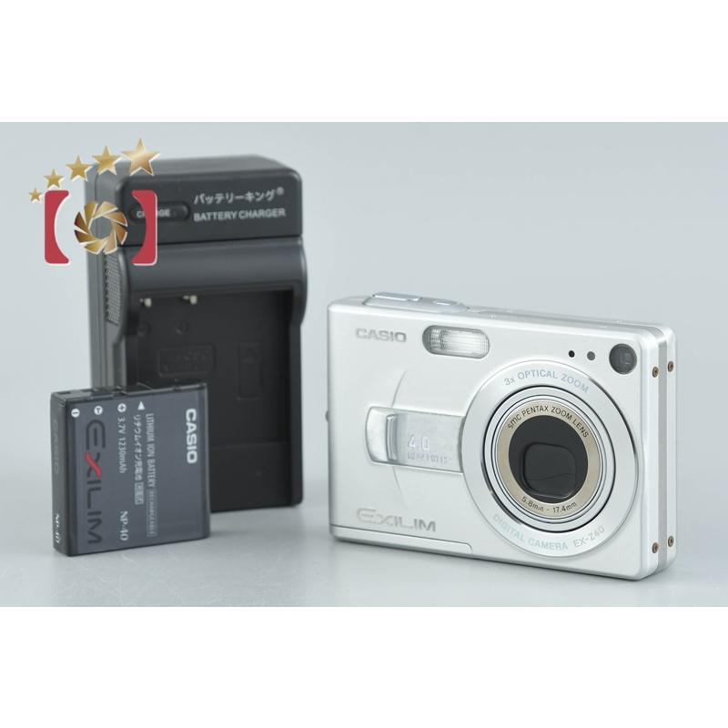 CASIO（カシオ） 【中古】CASIO EXILIM EX-Z40 シルバー コンパクト 