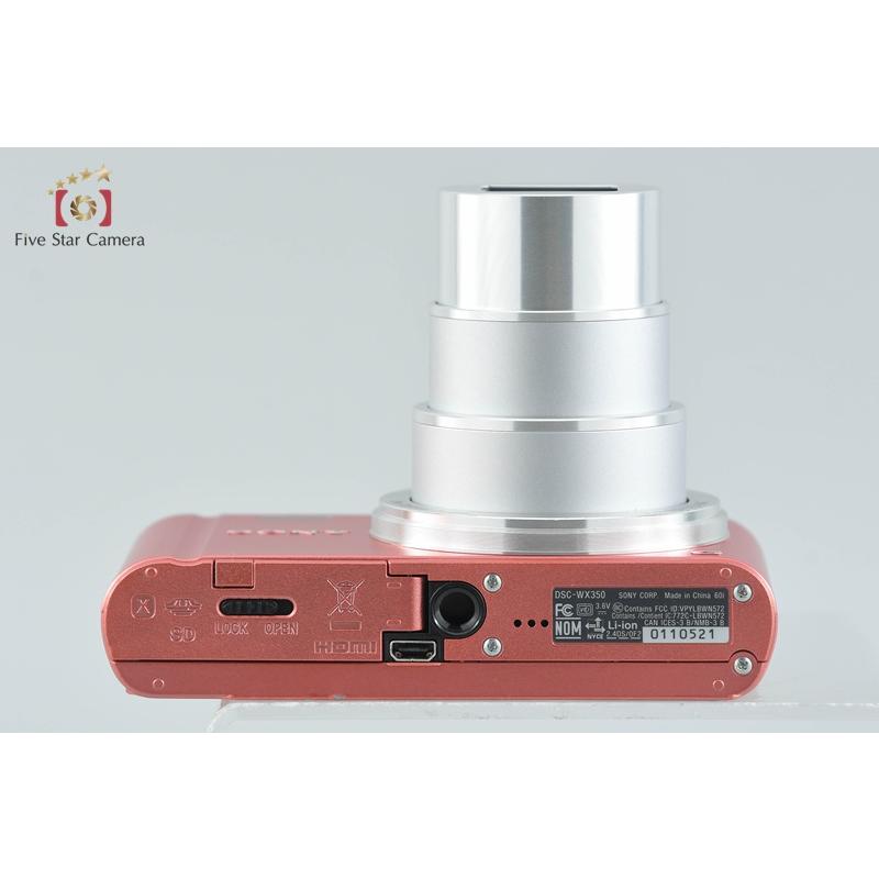 SONY（ソニー） 【中古】SONY Cyber-shot DSC-WX350 ピンク コンパクト