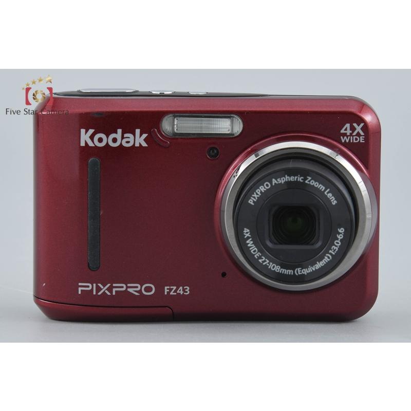 Kodak（コダック） 【中古】KODAK PIXPRO FZ43 レッド コンパクト