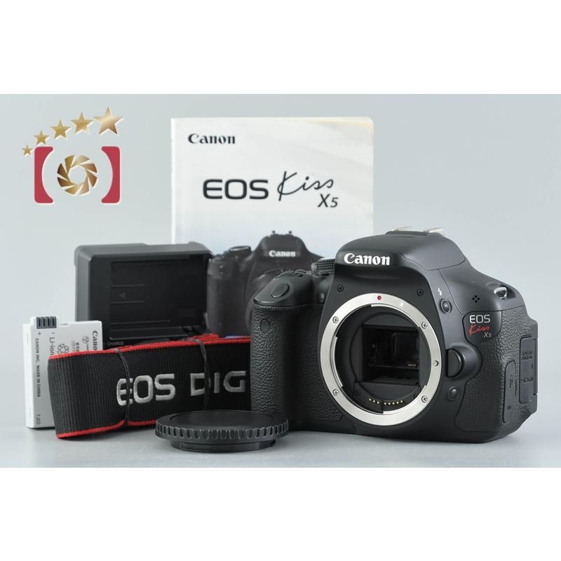 取引中【中古】デジタル一眼レフカメラ　キャノン　EOS kiss X5 キヤノン（Canon） 【中古】Canon EOS Kiss X5 デジタル一眼レフカメラ