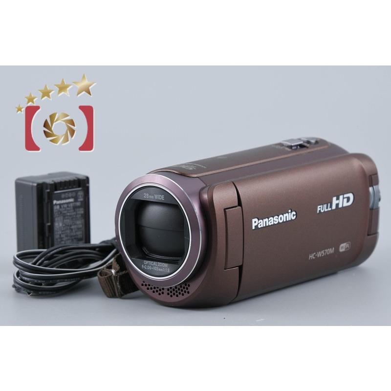 い*ぬ様 【中古】Panasonic HC-W570M ビデオカメラ Panasonic（パナソニック） 【中古】Panasonic HC-W570M ブラウン