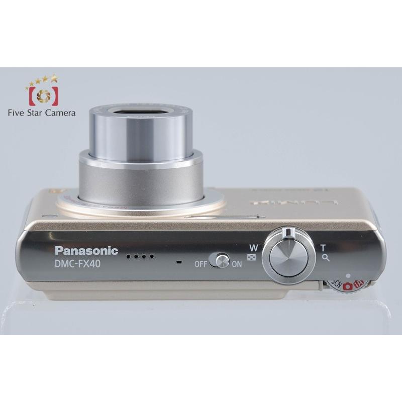 【美品】Panasonic LUMIX DMC-FX40 ゴールド Panasonic（パナソニック） 【中古】Panasonic LUMIX DMC-FX40