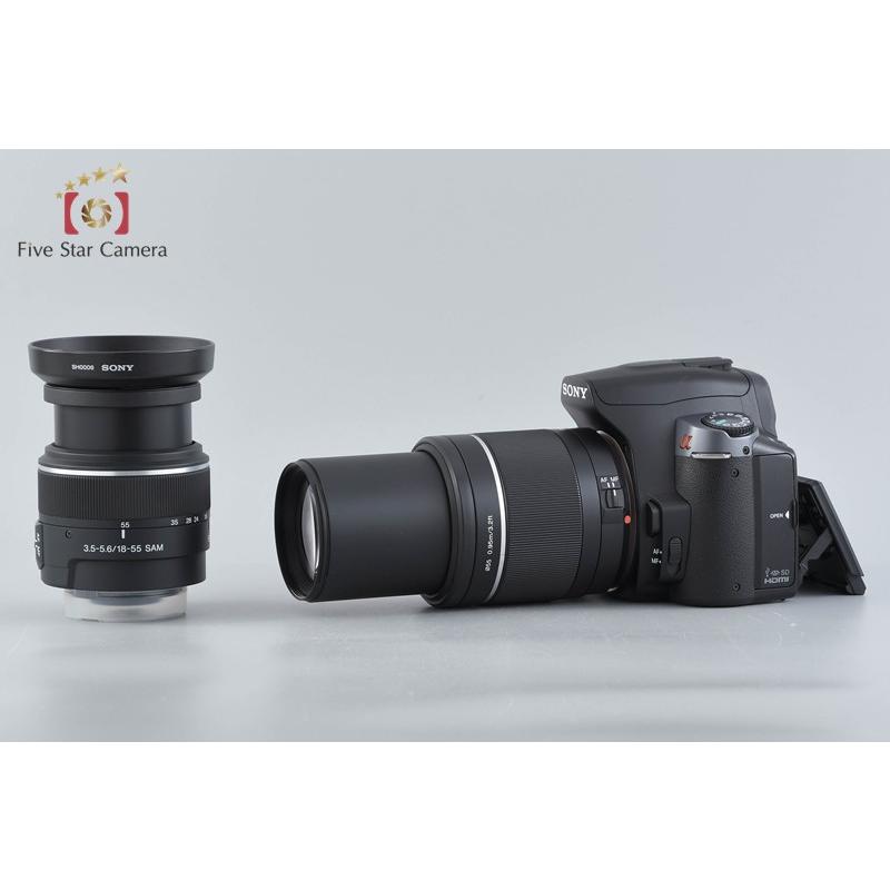 ⭐️美品⭐️SONY ソニー α380 ダブルズームセット★ショット数1078★ SONY（ソニー） 【中古】SONY α380 DSLR-A380 ダブルズームレンズ