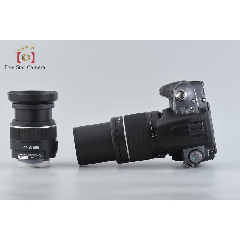 ⭐️美品⭐️SONY ソニー α380 ダブルズームセット★ショット数1078★ SONY（ソニー） 【中古】SONY α380 DSLR-A380 ダブルズームレンズ