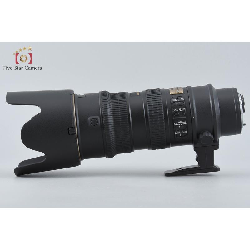【中古】(ニコン) Nikon AF-S VR ED 70-200/2.8G ブラック ニコン（Nikon） 【中古】Nikon AF-S NIKKOR 70-200mm f/2.8 G ED VR