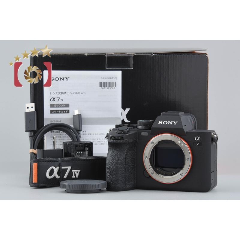 【中古】SONY α7IV ILCE-7M4本体 ボディ　ミラーレス一眼 SONY（ソニー） 【中古】SONY α7IV ILCE-7M4 ミラーレス一眼カメラ 元