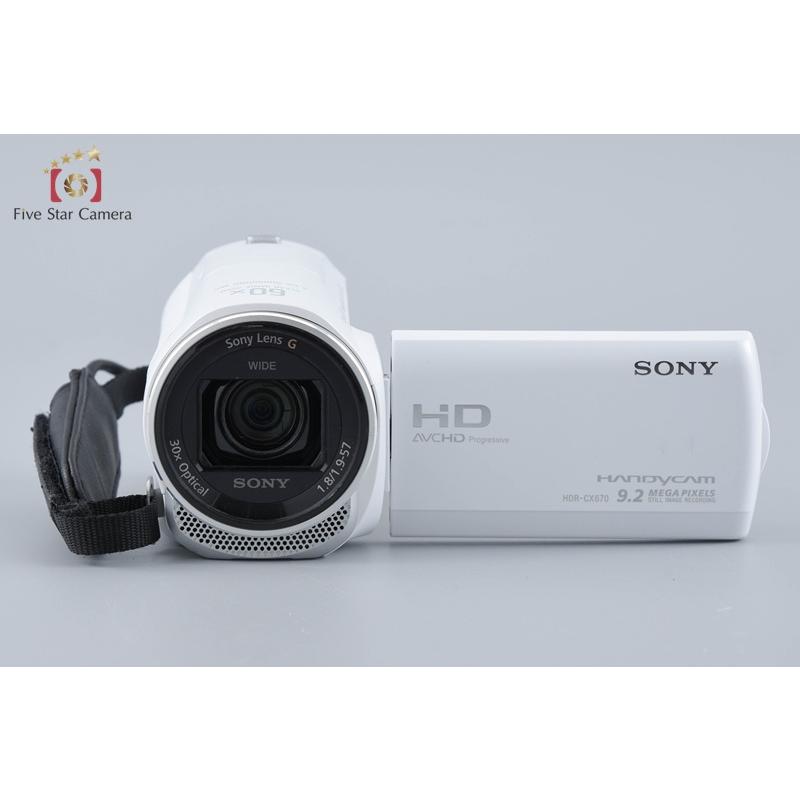 SONY（ソニー） 【中古】SONY ハンディカム HDR-CX670 ホワイト