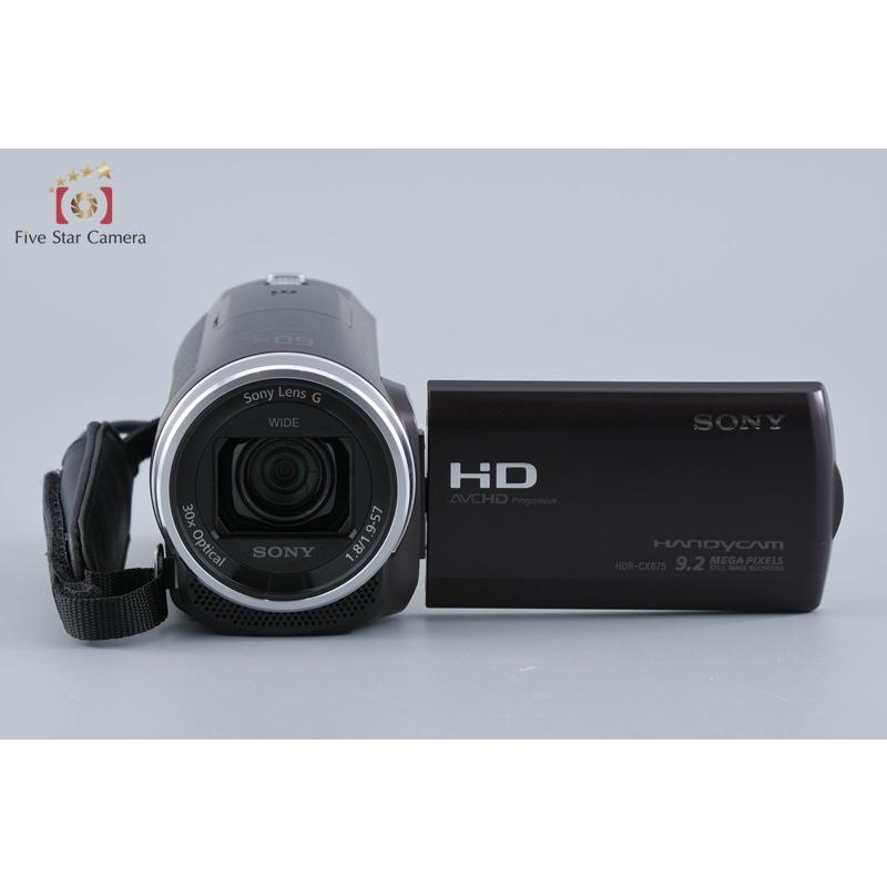 SONY（ソニー） 【中古】SONY ハンディカム HDR-CX675 ボルドー