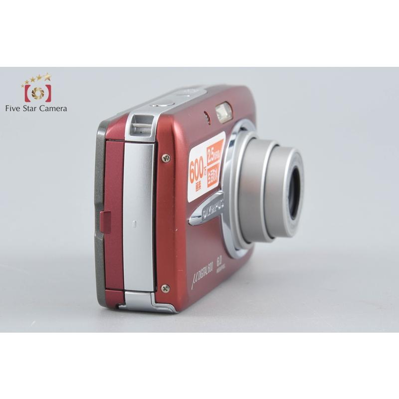 【希少】オリンパス Olympus μDigital600 レッド カメラ 一式 オリンパス（OLYMPUS） 【中古】OLYMPUS μ DIGITAL 600 レッド