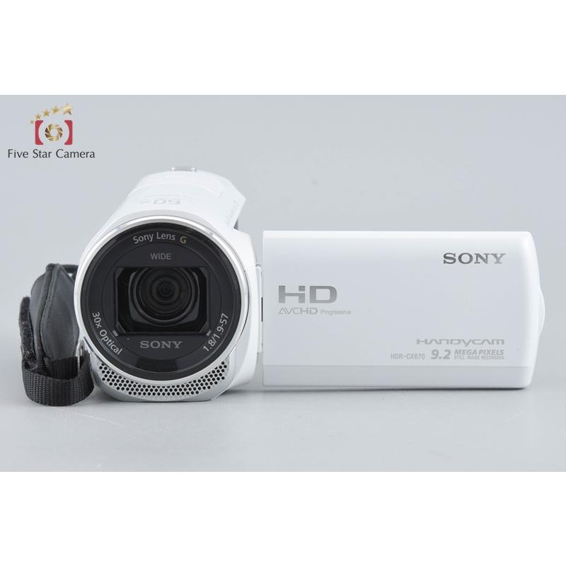 SONY（ソニー） 【中古】SONY ハンディカム HDR-CX670 ホワイト