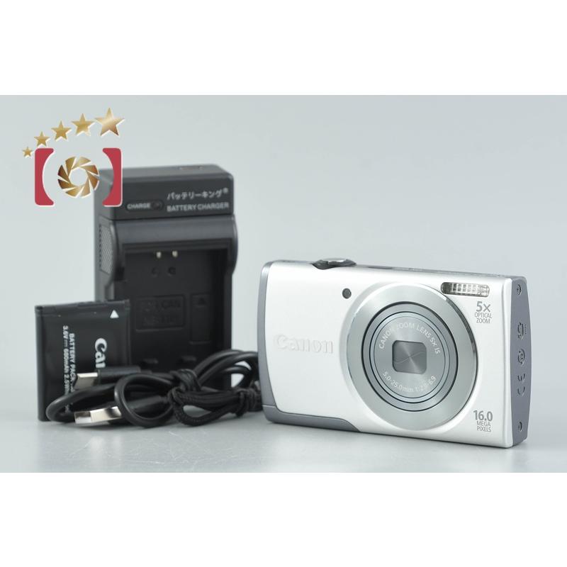 Canon PowerShot A3500 IS コンパクトデジタルカメラ　中古 キヤノン（Canon） 【中古】Canon PowerShot A3500 IS シルバー