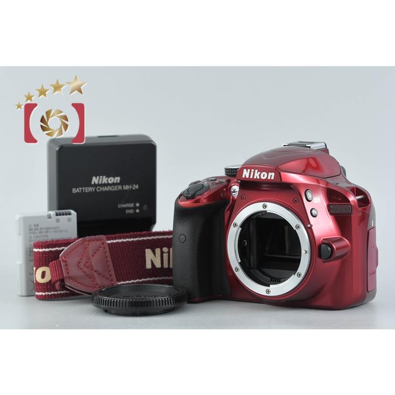 ニコン（Nikon） 【中古】Nikon D3400 レッド デジタル一眼レフカメラ 