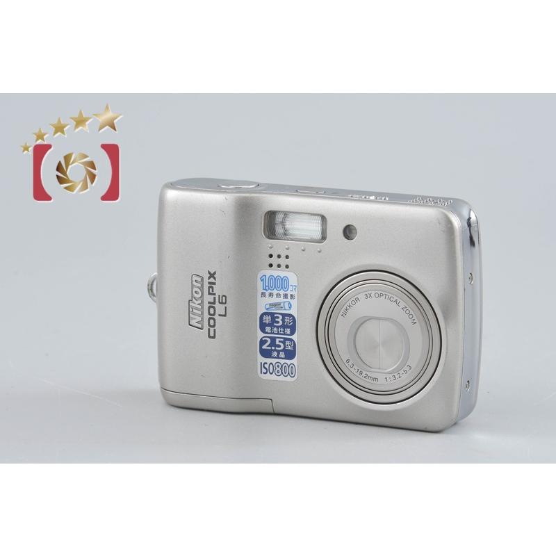 ニコン（Nikon） 【中古】Nikon COOLPIX L6 チタンシルバー コンパクト