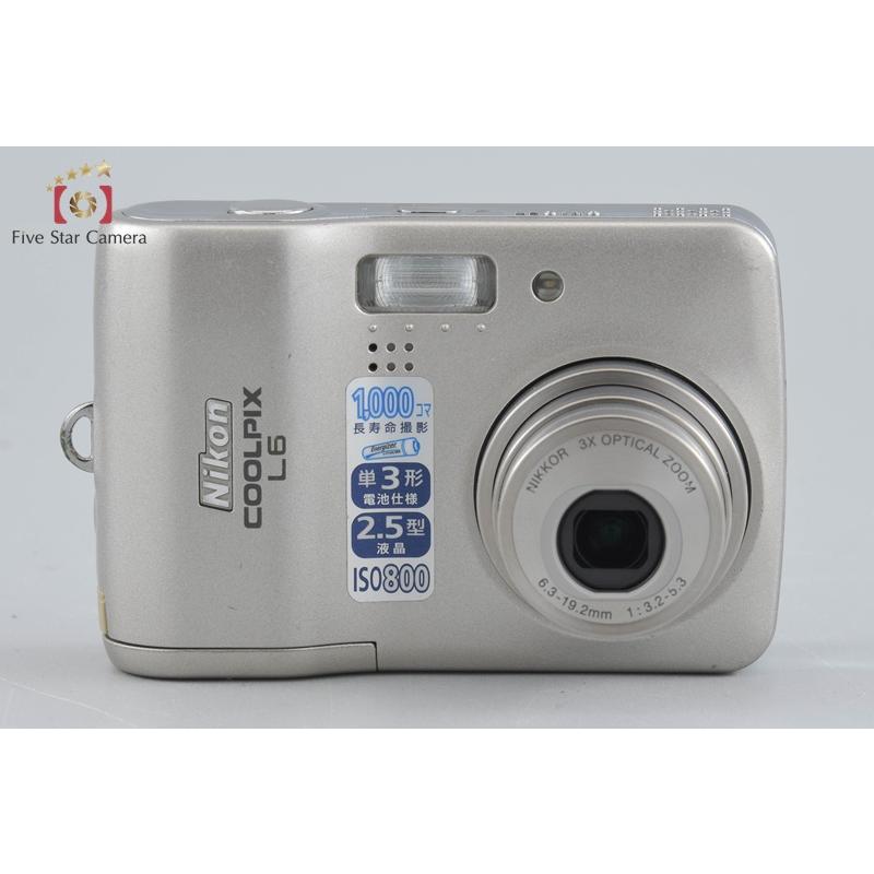 ニコン（Nikon） 【中古】Nikon COOLPIX L6 チタンシルバー コンパクト