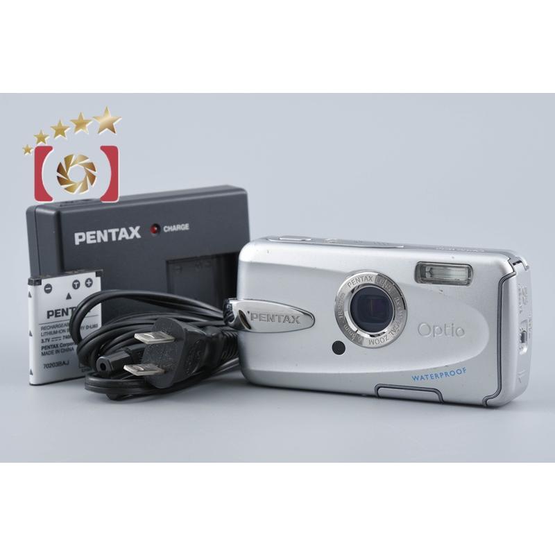 PENTAX Optio W30 防水デジタルカメラ ペンタックス 【中古】PENTAX Optio W30 シルバー 防水デジタルカメラ