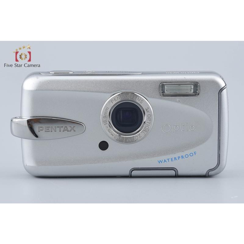 ペンタックス 【中古】PENTAX Optio W30 シルバー 防水デジタルカメラ