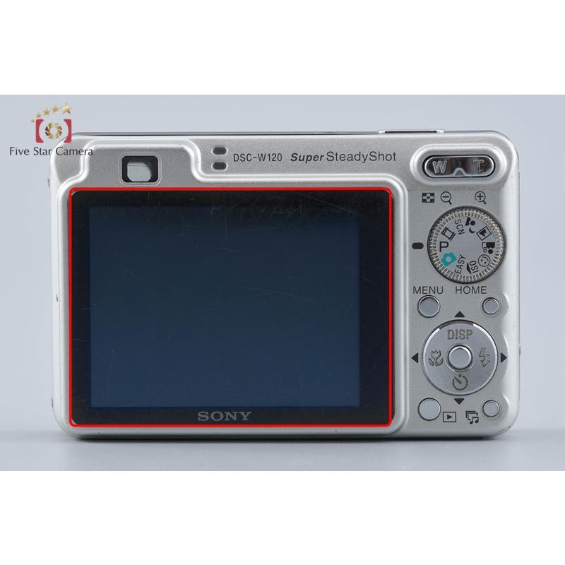 Sony Cyber-shot DSC-W120 コンパクトデジタルカメラ　美品 SONY（ソニー） 【中古】SONY Cyber-Shot DSC-W120 シルバー
