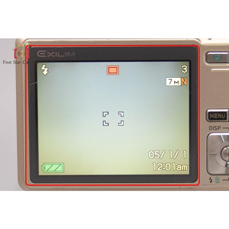 【動作確認済】カシオCASIO EXILIM EX-Z700 デジカメ ゴールド CASIO（カシオ） 【中古】Casio EXILIM EX-Z700 ゴールド コンパクト