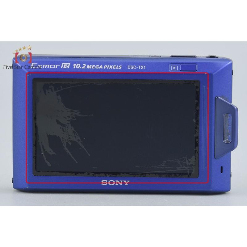 SONY（ソニー） 【中古】SONY Cyber-Shot DSC-TX1 ブルー コンパクト