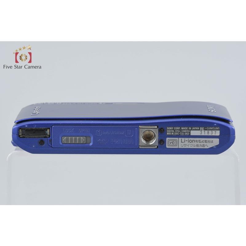 SONY（ソニー） 【中古】SONY Cyber-Shot DSC-TX1 ブルー コンパクト