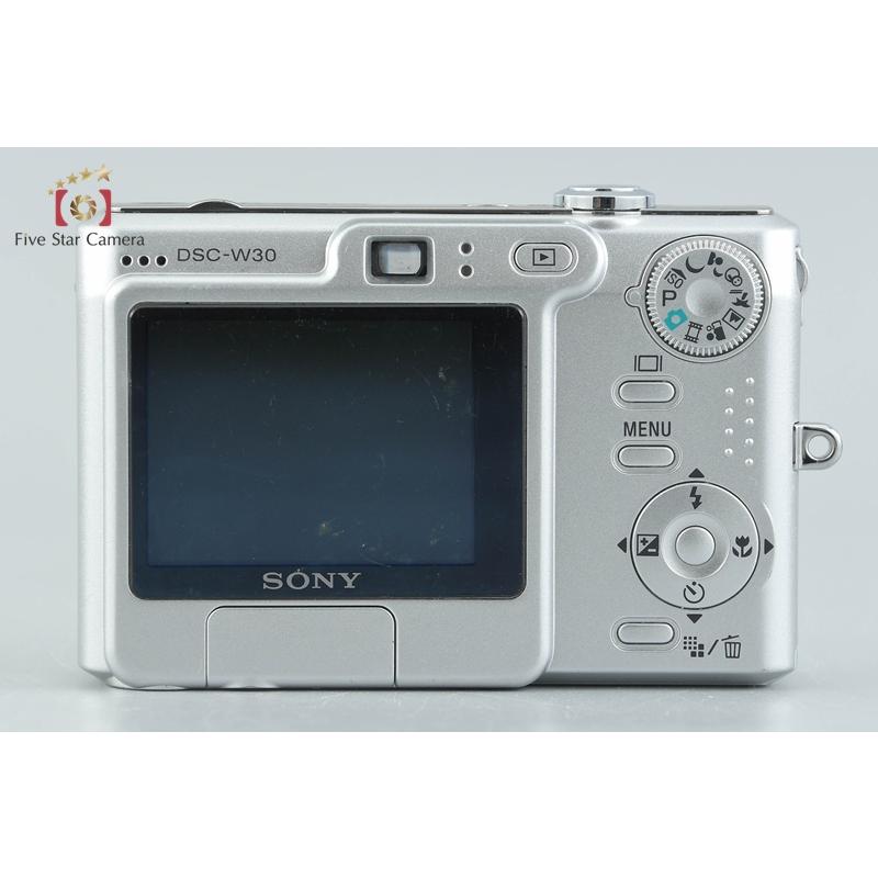 【タイムセール】【中古】ソニー デジカメ サイバーショットDSC-W30 SONY（ソニー） 【中古】SONY Cyber-Shot DSC-W30 シルバー コンパクト
