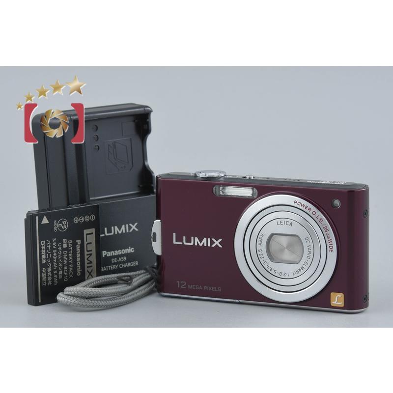 カメラ 【美品】Panasonic LUMIX DMC-FX60 パープル バイオレット