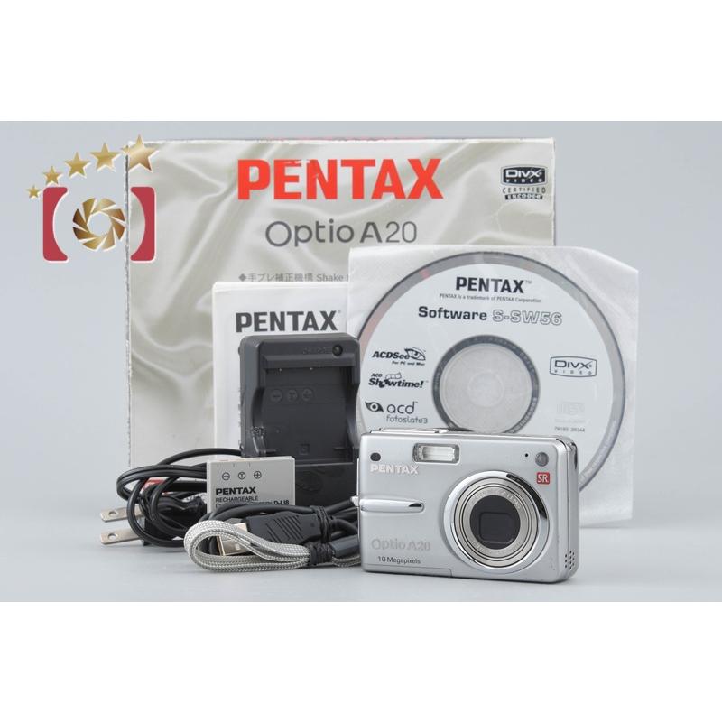ペンタックス 【中古】PENTAX Optio A20 シルバー コンパクトデジタル