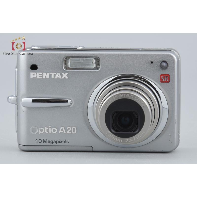 美品　PENTAX Optio A20 シルバー ペンタックス 【中古】PENTAX Optio A20 シルバー コンパクトデジタル